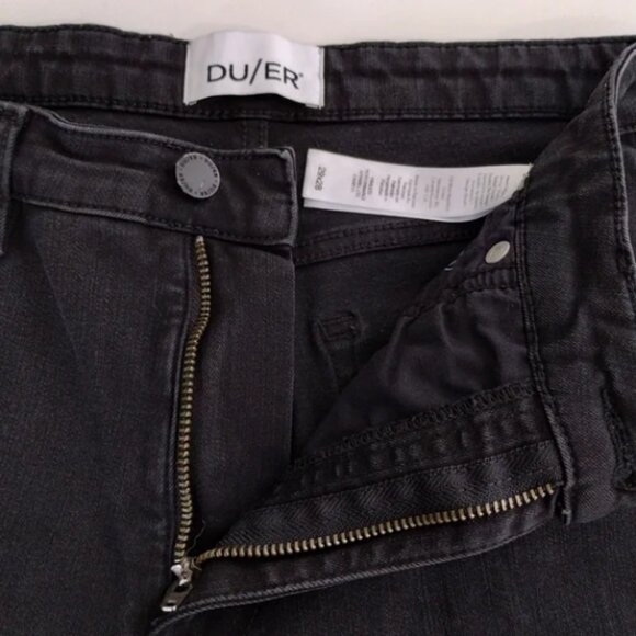 Duer Slim Fit High Rise Jeans Black Size 29 - Picture 3 of 9